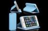 Blue iPhone 5 Leather Protective Case