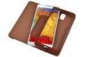 Classical Custom Samsung Genuine Leather Phone Cases Waterproof Wallet N9000 Cover