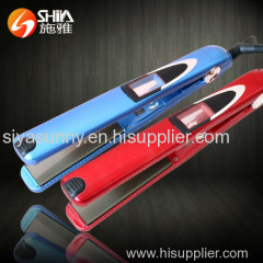 Digital LCD temperature hair straightener flat iron