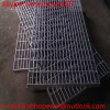 Serrated galvanized steel grating