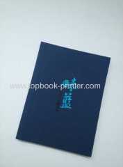 Cloth fabric or lint cover hardcase menu catalogue printer