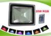 High Wattager Multi Color Changing 20W RGB Led Flood Light with 8 - 12m Control Distance