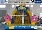 Spongebob Kids Inflatable Slides , Cartoon Colorful Inflatable Bouncer