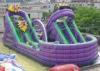 Roller Coaster Kids Inflatable Slides Commercial Inflatable Four Slides