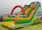 Amusement Park Kids Inflatable Slides , Angry Birds Inflatable Dry Slides