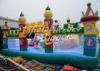 PVC Large Inflatable Fun City For Parties , Playground Inflatable Bouncer Combo