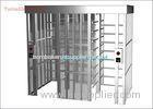 Prison Automatic Full Height Turnstiles Barrier With 90 Degree Rotation