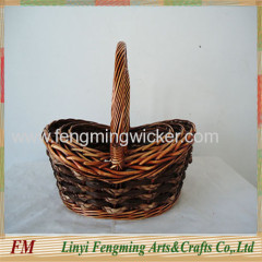 3/S handmade garden basket flower basket with handles without cover