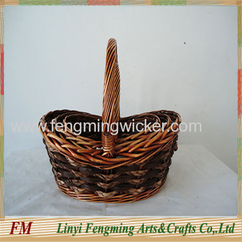 wicker basket for gift 