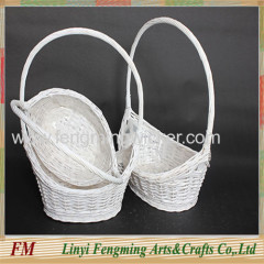 cheap wicker Gift baskets with handles