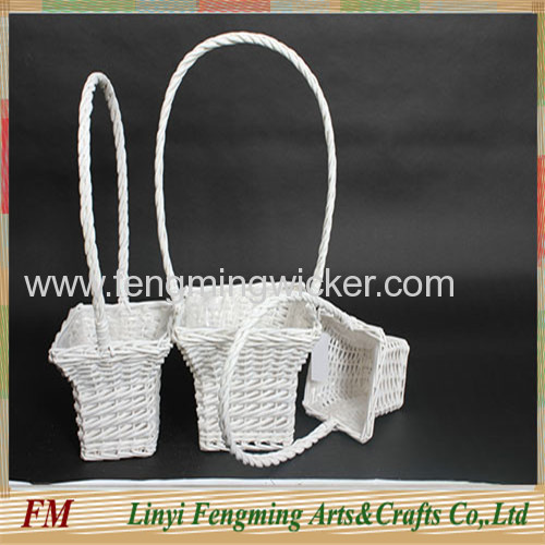 wicker basket for gift 