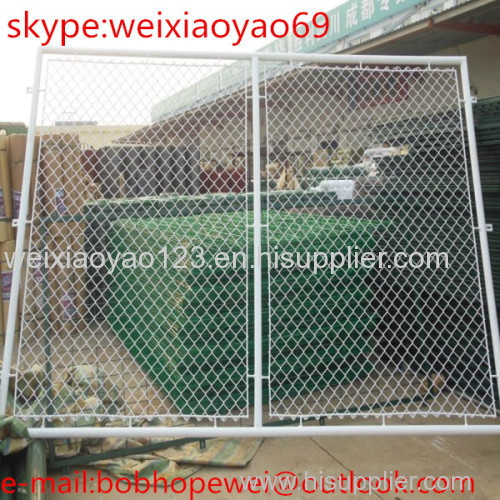 galvanized chain link fence( diamond wire mesh)
