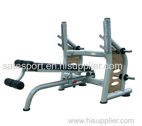Olympic decline and flat bench equipment