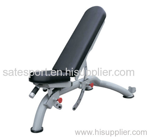 Multi adjustable bench for muscle exerciser