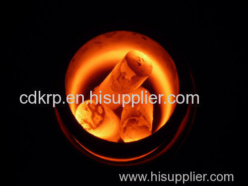 100 kw , 150kgs medium frequency induction lead smelting furnace