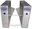 ID Card High Capability Dual Way Stainless Retractable Flap Barrier for Bus Station RS485