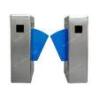 Blue Wing Retractable Flap Barrier Gate Widely Used Airport Railway Station