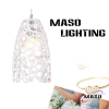 Modern Indoor Decoration resin pendant lights Coral Design Hanging E27 LED Bulb MS-P1010