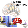 Maso Pure White LED power saving Indoor Decoration Resin pendant lights MS P1014