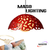 Red and White Pinhole Indoor Decoration Resin pendant lights Peanut Print MS P1017