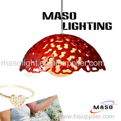 Red and White Pinhole Indoor Decoration Resin pendant lights Peanut Print MS P1017