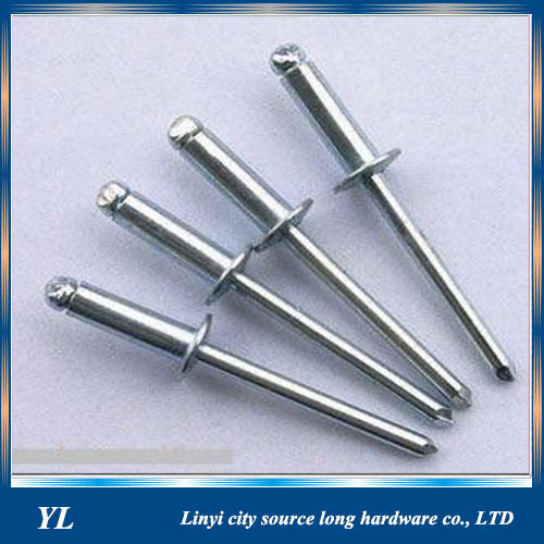 High quality for aluminum open type blind rivets din 7337