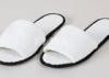 Luxury Cotton Velvet Open Toe Disposable Hotel Slippers With 5mm EVA Sole Wholesale