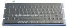 short stroke vandal proof IP65 Keyboard with panel mounted solution