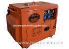 Electric start air cooled small portable generators diesel power 6kw