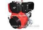 Red color High Performance Diesel Engines 1 cylinder air cooled electric start