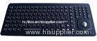 OEM water proof illuminated USB keyboard with optical trackball