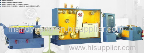 medium wire drawing machine with continuous anneal