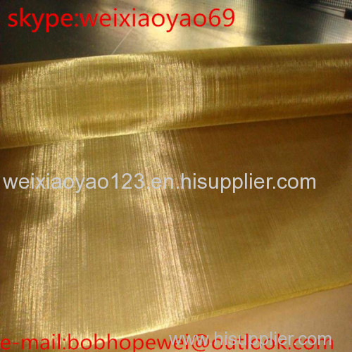 woven copper wire mesh cloth/copper metallic fabric