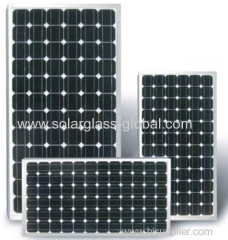 150w mono tempered solar panel