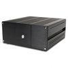 Black Aluminum Electronics Enclosures Powder Coated , Electronic Instrument Enclosures