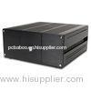 Black Aluminum Electronics Enclosures Powder Coated , Electronic Instrument Enclosures