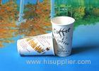 PE Coated 90ml / 100ml Espresso Hot Drink Paper Cups Ripple Insulated Cups