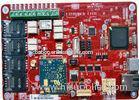 Red PCB Fr4 Printed Circuit Board Services , PCBA Assembly SMD