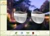 Wall Mounted Wireless 20ILM IP55 Solar Motion Detector Lights For Garden