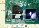 Black Wireless IP65 Solar Powered Outdoor Wall Mounted Lights Rechargeable