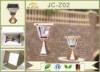 Outdoor Vintage Decorative Gate 3W LED Solar Pillar Lights With Die Casting Aluminum