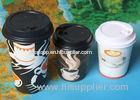 PE Coated Single Wall 4oz / 6.5oz Personalised Disposable Coffee Cups For Party