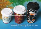 PE coated Disposable Espresso Cappuccino Paper Coffee Cups 65ml / 90ml