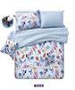 Girls Floral Bedding Sets Twill Cotton with Reactive Printing , Simple Design
