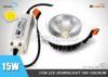 High Brightness COB Recessed LED Kitchen Ceiling Downlights Dimmable 15W