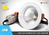 4 Inch Recessed LED Downlights 10w , IP44 LED External Downlights