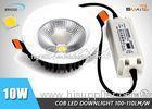 Surface Mounted / Recessed Round Dimmable LED COB Downlight 10W IP44