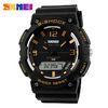 Eco-friendly Analog Digital Watch PU Strap Japan Battery For Male