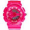 Girls colorful PU Strap LCD Analog Digital Wrist Watch , Skmei Sport Watches