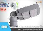 Exterior 60W High Power LED Street Light Fixtures 120LM/W Approved SAA